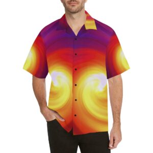 Vortex Twist Swirl Flame Themed Hawaiian Shirt  - Thelegend59