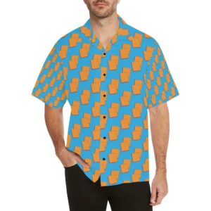 Waffle Print Design Hawaiian Shirt  - Thelegend59