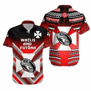Wallis And Futuna Rugby Hawaiian Shirt Creative Style  - Thelegend59