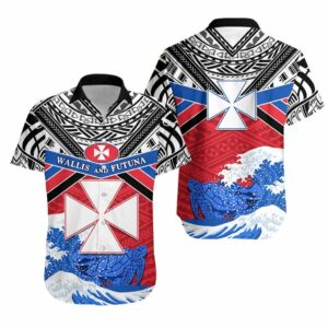 Wallis And Futuna Rugby Hawaiian Shirt Spirit  - Thelegend59