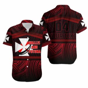 Wallis And Futuna Rugby N Patterns Hawaiian Shirt  - Thelegend59
