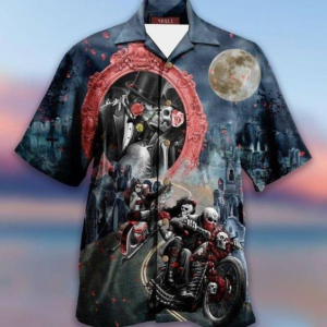 Wedding Of Skull Hawaiian Shirt  - Thelegend59