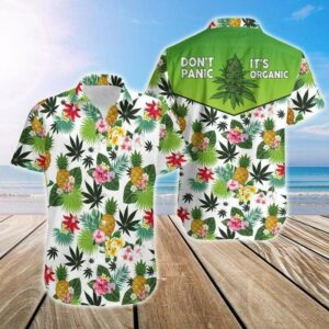 Weed Is Organic Tropical Summer Hawaiian Aloha Hawaiian Shirtss  - Thelegend59