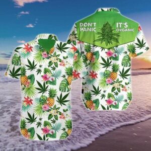 Weed Ihawaiian Shirts Organic Tropical Hawaiian Shirtsummer Hawaiian Aloha Hawaiian Shirts  - Thelegend59