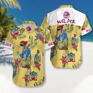 Welder Hawaiian Shirt  - Thelegend59