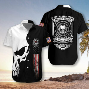 Welder Proud Skull Hawaiian Shirt  - Thelegend59