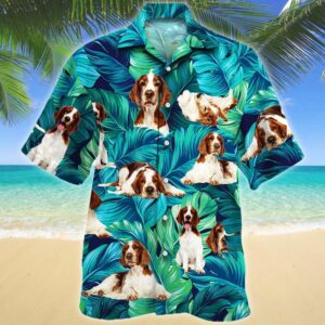 Welsh Springer Spaniel Dog Lovers Hawaiian Shirt  - Thelegend59