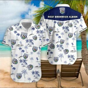West Bromwich Albion Tropical Hawaiian Shirt  - Thelegend59