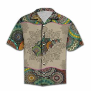 West Virginia Mandala Multicolor Amazing Design Hawaiian Shirt Tee  - Thelegend59