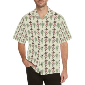 Western Cowboy Print Hawaiian Shirt  - Thelegend59