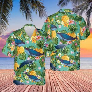 Whale Hawaiian Shirt  - Thelegend59
