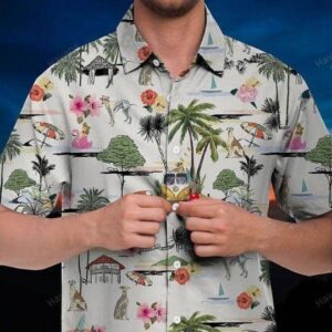 Whippet Hawaiian Shirt Hawaii Beach Retro  - Thelegend59