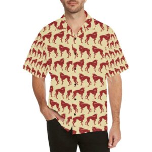 Whippets Print Design Hawaiian Shirt  - Thelegend59