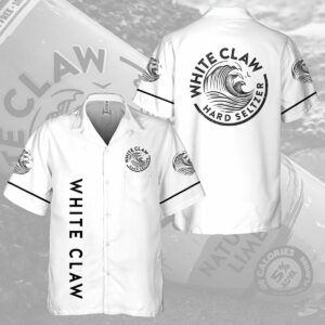 White Claw Hard Seltzer All Over Print 3D Hawaiian Shirt  - Thelegend59