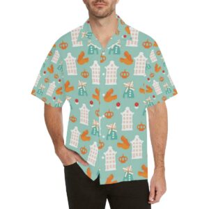 Windmill Pattern Theme Men'S All Over Print Hawaiian Shirt  - Thelegend59