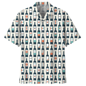 Wine Pattern Hawaiian Shirt  - Thelegend59