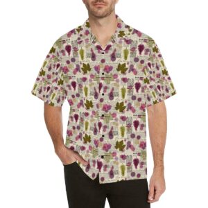 Wine Style Design Print Hawaiian Shirt  - Thelegend59