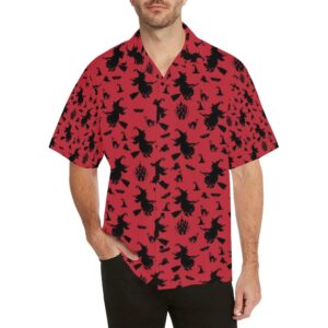 Witch Print Design Hawaiian Shirt  - Thelegend59