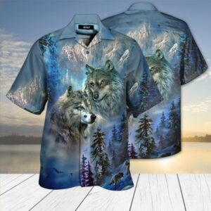 Wolf Couple Hawaiian Shirt  - Thelegend59