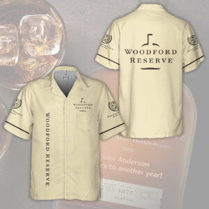 Woodford Reserve Bourbon All Over Print 3D Hawaiian Shirt  - Thelegend59