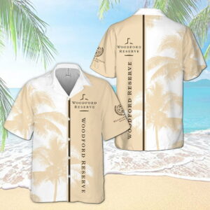 Woodford Reserve Palm Tree All Over Print 3D Aloha Summer Beach Hawaiian Shirt  - Thelegend59