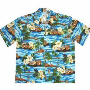 Woody Wagon Car Vintage Hawaiian Aloha Hawaiian Shirtss  - Thelegend59