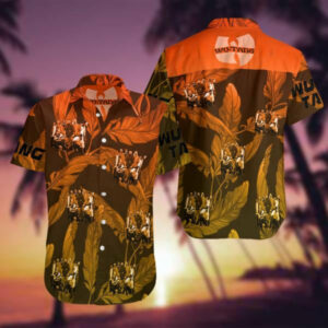 Wu Tang - Wu Tang Clan Band Hip Hop Summuer Fan Gift Hawaiian Graphic Print Short Sleeve  - Thelegend59