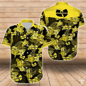 Wu Tang Clan Hip Hop Aloha Summer Gift For Fan Hawaiian Graphic Print Short Sleeve  - Thelegend59