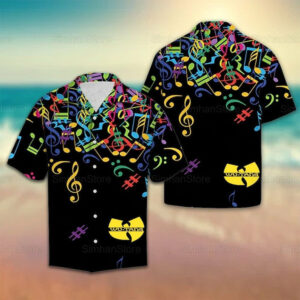 Wu Tang Clan Hip Hop Summer Gift For Fan Hawaiian Graphic Print Short Sleeve  - Thelegend59