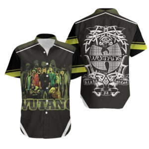 Wu Tang Clan Old School Underground Hip Hop Legend For Fan Hawaiian Graphic Print Short Sleeve  - Thelegend59