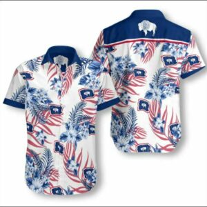 Wyoming Tropical Hawaiian Shirt  - Thelegend59