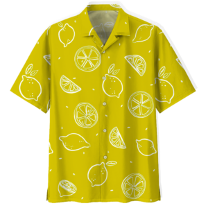 Yellow Fruit Lemon Hawaiian Shirt  - Thelegend59