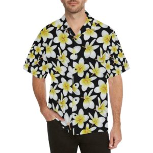 Yellow Plumeria Hawaiian Flowers Hawaiian Shirt  - Thelegend59