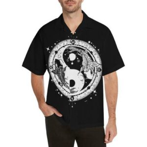 Yin Yang Koi Fish Hawaiian Shirt  - Thelegend59
