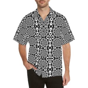 Yin Yang Spiral Design Print Hawaiian Shirt  - Thelegend59