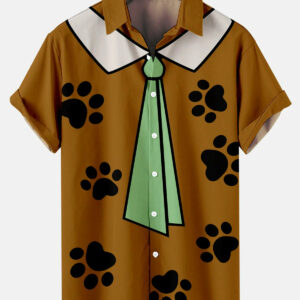 Yogi Bear Show Tie Men'S Short Sleeve Hawaiian Shirt - For Men And Women - Kids  - Thelegend59