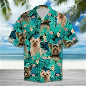 Yorkshire Terrier Tropical Hawaiian Shirt  - Thelegend59