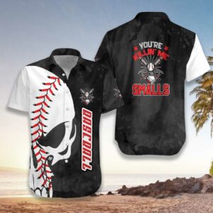 Youre Killin Me Smalls Baseball Hawaiian Shirt  - Thelegend59