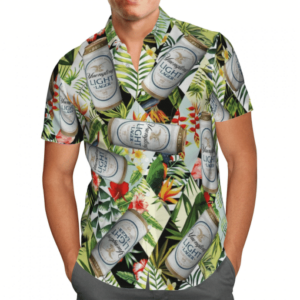 Yuengling Light Lager All Over Print 3D Hawaiian Shirt  - Thelegend59