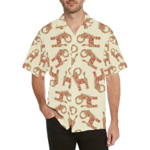 Yule Goat Or Christmas Goat Pattern Men'S All Over Print Hawaiian Shirt  - Thelegend59