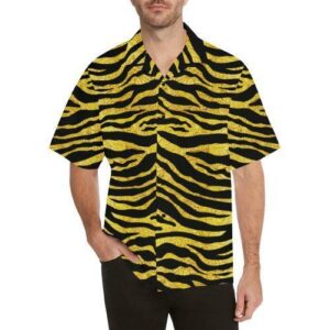 Zebra Gold Hawaiian Shirt  - Thelegend59