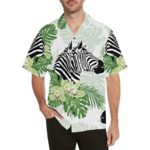 Zebra Head Jungle Hawaiian Shirt  - Thelegend59