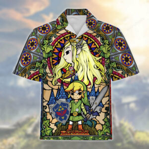 Zelda Windwaker Hawaiian Shirt - For Men And Women - Kids  - Thelegend59