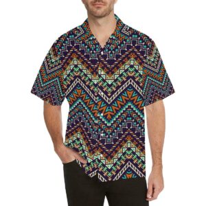 Zigzag African Afro Dashiki Adinkra Kente Men'S All Over Print Hawaiian Shirt  - Thelegend59