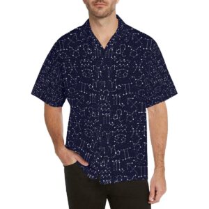 Zodiac Pattern Design Print Hawaiian Shirt  - Thelegend59