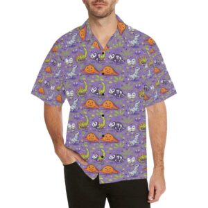 Zombie Dinosaur Print Design Hawaiian Shirt  - Thelegend59