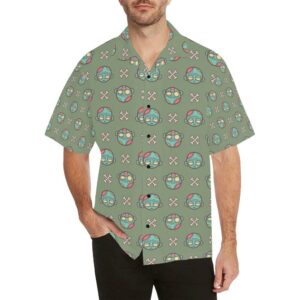 Zombie Print Design Hawaiian Shirt  - Thelegend59