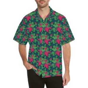 Zombie Themed Design Pattern Print Hawaiian Shirt  - Thelegend59