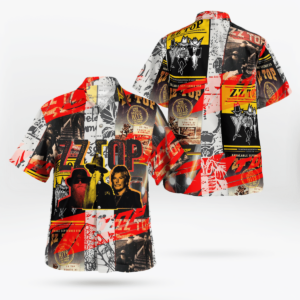 Zz Top Rock Band All Over Print 3D Aloha Summer Beach Hawaiian Shirt  - Thelegend59